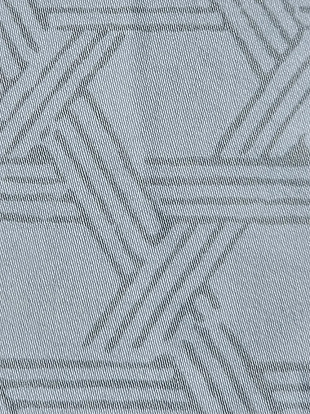 Serena & Lily Light Gray Geometric Flat Sheet.   King